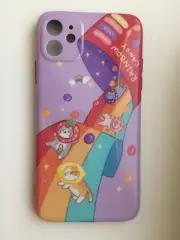 Cute iphone 11 Case- Rainbow Cats, Food And Cravings Or rabbit