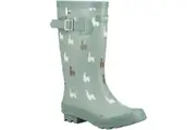 Cotswold Childrens/Kids Farmyard Alpaca Wellington Boots (Green) - UTFS9729