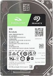 Seagate Barracuda 5 TB 2.5 inch Internal Hard Drive (15 mm Form Factor, 128 MB Cache, SATA 6 GB/s up to 140 MB/s)