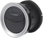 1/2pcs Air Vent Grille Diffuser Air-Conditioning Outlet Compatible for Ford Fiesta 2006-2016 Connect 2009-2013 1697430 8A6HAQ18B09(1 PCS Black)
