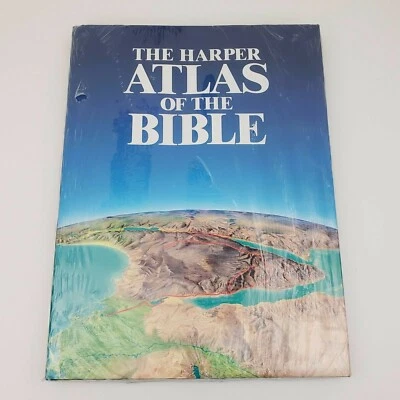 The Harper Atlas of the Bible (1987, Hardcover) - Sealed - New