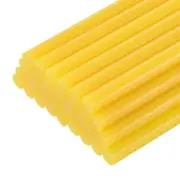 30pcs Mini Hot Glue Gun Sticks 8" x 0.43" for Glue Gun, Yellow