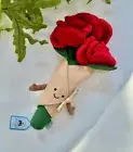 Jellycat Amuseable Bouquet of Roses - New With Tags - Authenticity Guaranteed