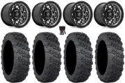 Fuel Unit 15" Wheels Gunmetal 30" Versa Cross V3 Tires RZR XP 1000 / PRO XP
