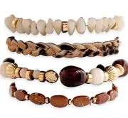 MYRA BAG 10074 Layered Multi Brown Stacked BRACELET