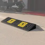 Portable Wheelchair Ramp, Rubber Curb Ramps Threshold Ramp, Heavy Duty Loading Ramp, Non-Slip Garage Entry Ramps, Sidewalk Handicap Ramps Driveways(100x30x14 cm)