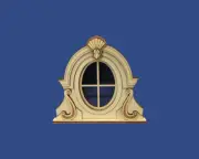Dollhouse Miniature 1:12 Scale Parisan Dormer