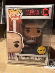 FUNKO POP MOVIES THE BATMAN OSWALD COBBLEPOT LIMITED EDITION CHASE NEW PROTECTOR