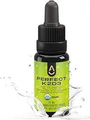 Activation Perfect Vitamin D3 K2 in Organic MCT Oil, Regulate Calcium Metabolism, Prevent Fractures, Promote Better Bone Health, Heart and Immunity System Support (0.5 fl oz or 30-Day Supply)
