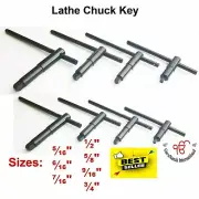 Lathe Chuck Key 3/8" set of 2 piece for lathe machines