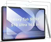 ZtotopCases 2 Pack Screen Protector for Samsung Galaxy Tab S10 Ultra/S9 Ultra/S8 Ultra 14.6 Inch 2024/2023/2022, High Definition Tempered Glass/9H Hardness for Galaxy Tab S10/S9 Ultra Tablet
