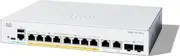 Cisco Catalyst 1300, 8-Port Managed Switch with 8 Gigabit Ethernet PoE+ with 67W Power Budget 2 Gigabit Copper/ SFP Combo Ports C1300-8P-E-2G