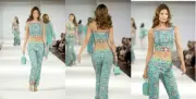 ESCADA NWT Vintage 90s Handmade Sequin Bead Embellished Top Pants US4