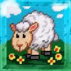 DIY Needlepoint/Tapestry Kit "Sheep" 5.9"x5.9", Bambini