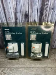 Genuine Bose UB-20 White Wall Ceiling Bracket Speaker Mounts QTY 2