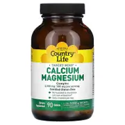 Country Life, Target-Mins, Calcium Magnesium Complex, 90 Tablets