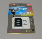 SP Rescue 64GB microSD Memory Card Elite with adapter