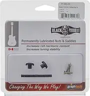 Graphtech Black Tusq Xl Nut - Slotted Nut And Retainer Pak