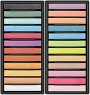 MILAN Box of 24 Soft Pastel Colours, Metallic Colours, Multi-Colour, Regular