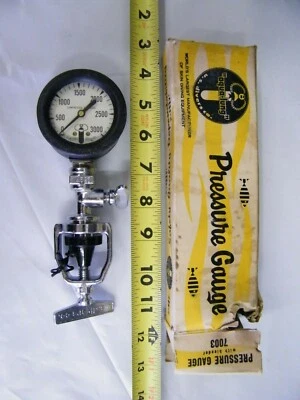 U.S. Divers Co Aqua Lung 0-3000 Pressure Gauge With Bleeder 7003 NOS