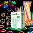 *Ultra-Bright 102 PCS 8 Inch Glow Sticks Bulk, Glow in The Dark
