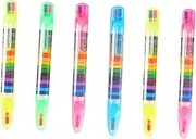 STOBAZA 20 Color Crayons Kid-Friendly Drawing Pencils for Toddler Art and Painting Activities Random Color