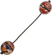 UPKOCH Fine Crafted Musical Shaker Hand-painted Rhythm Ball Lightweight Portable Percussion Instrument Great for Social Interaction