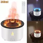 2 Mode 360ml Volcano Flame Humidifier Aromatherapy Essential Oil Diffuser w Time