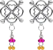 Nipple Clamps Clip Sm Toy For Bondage Adustable Metal Nipple Clips Sexy Toymetal Nipple Clamps With Sm Toy For Bondageall Balls Non-Piercing On Nipple Rings Metal Nipple Toy For Famale