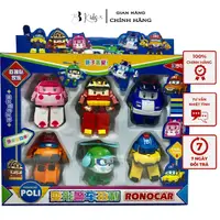 在飛比找蝦皮購物優惠-6 件套變形 Robocar Poli Cars - Rob