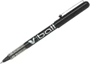 Pilot VBall Liquid Ink Rolling Ball Stick Pens, Extra Fine Point, Black Ink, 12-Pack (35200)