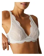 [Simone Perele] Karma Wirefree Triangle Bra In Ivory
