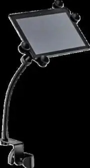 Tablet Holder - 12" Adjustable Gooseneck - Fits up to 13" Displays - Mic Stan...