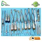 GERMAN 34 PC ORAL DENTAL SURGERY EXTRACTING ELEVATORS FORCEPS INSTRUMENT KIT SET