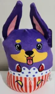 Dogs Vs Squirls Chonks Plush Danielle #148 Purple BNWT Collectable