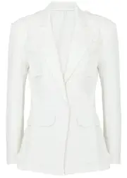 Norma Kamali Stretch-jersey Utility Jacket - White - XS (UK6 / XS) XS (UK6 / XS)
