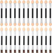 BOHUIZ Eyeshadow Brush Set, 24 Pieces Sponge Eyeshadow Brush, Double-Sided Eyeshadow Applicator, Disposable Eyeshadow Brush, Perfect for Eyeliner and Makeup Sponges, Ideal (Style A)