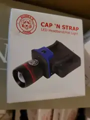 Cap ‘N Strap Cree LED Camping Hiking Torch Headlamp – 180 Lumens (BRAND NEW