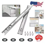 Heavy-Duty Stainless Steel Drawer Glides - Ball Bearing Slides for Smooth Motion