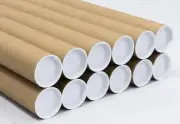 Mailing Tube - 2 in x 30 in - Kraft - 10 Pack - for Shipping and Storage of P...