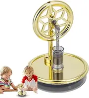 Stirling Engine Fan | Low-Temperature Electricity Generator Model | Educational Science Kits Home Desktop Decoration for Parents, Kids