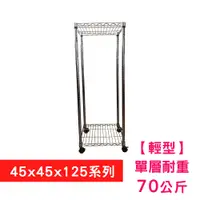 在飛比找PChome24h購物優惠-【我塑我形】45 X 45 X 125 cm 二層附輪收納式