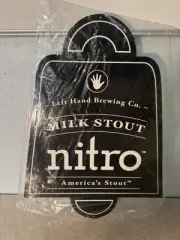 Left Hand Brewing Company Nitro Milk Stout Tin Sign Colorado Beer Man Cave 18x13