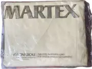 NOS Martex Twin Fitted Sheet No-Iron Percale