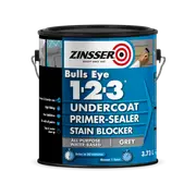 Zinsser Bulls Eye Primer Undercoat Sealer and Stain Blocker - Grey 3.78L