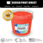 Ecotex® Blood Orange - Flo Water Based Ink for Screen Printing - All Sizes