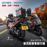 在飛比找蝦皮購物優惠-老虎林  雷克斯鋁箱後架組合 三陽 SYM MAXSYM T