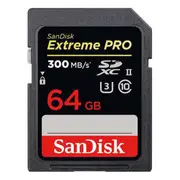 Sandisk Extreme Pro SDXC 64GB UHS-II 300MB/s