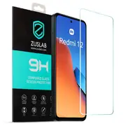 ZUSLAB Xiaomi Redmi 12 Tempered Glass Screen Protector Film 9H Hardness - Clear