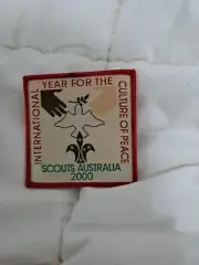 International Year For The Culture Of Peace 2000 Scout Badge